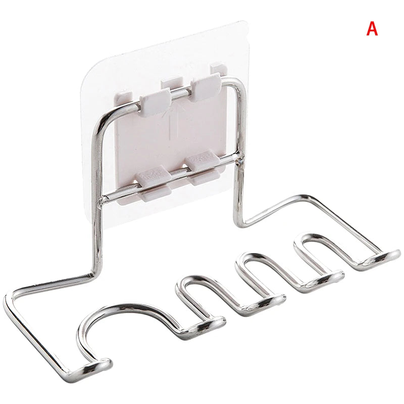 Wall Mount Stainless Steel Toothbrush & Razor Holder Toothbrush Holder Nixie A