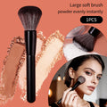 Nixie Large Soft Bristle Setting & Blush Makeup Brush Makeup Brush Nixie black