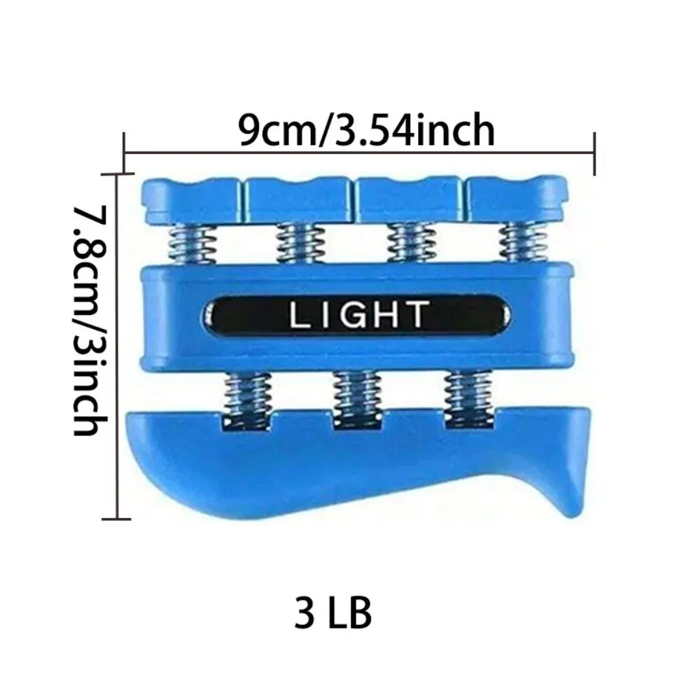 Grip & Finger Strengthener – Adjustable Resistance Trainer Grip Strengthener Nixie Blue-3LB
