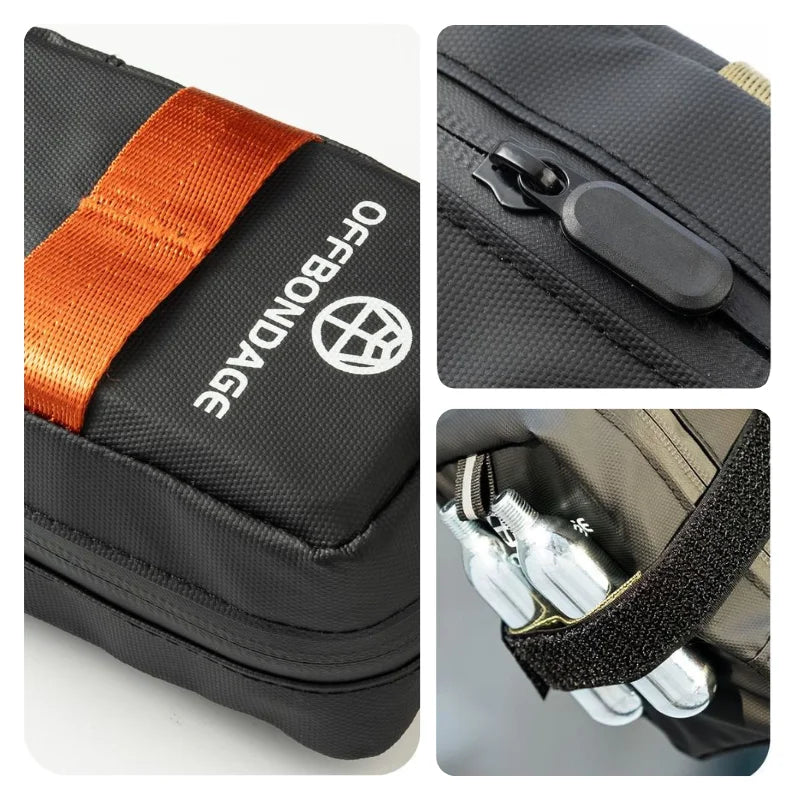 Mini Bicycle Saddle Bag MTB Road Bike Tail Bag | Reflective Cycling Saddle Bag Nixie