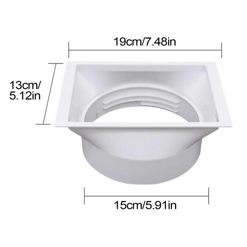 Portable AC Exhaust Pipe Joint 15cm | Duct Hose Connector AC Duct Connector Nixie