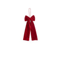 Red Bowknot Christmas Pendant – DIY Hanging Xmas Bow Ornament Christmas Bow Ornament Nixie S 17cm