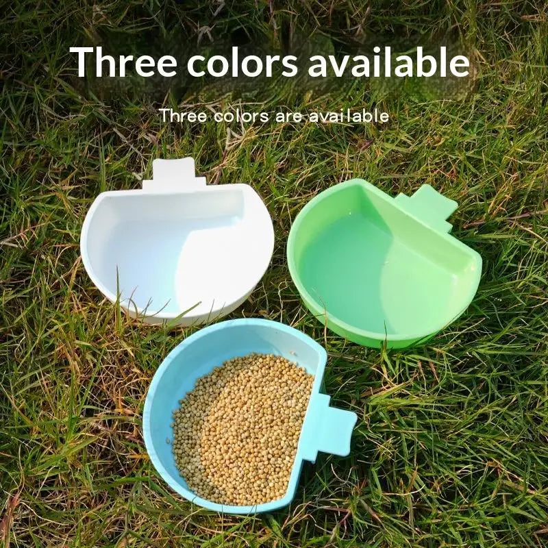 Parrot Bird Feeder Hanging Bowl – Food & Water Dispenser Bird Feeder Bowl Nixie