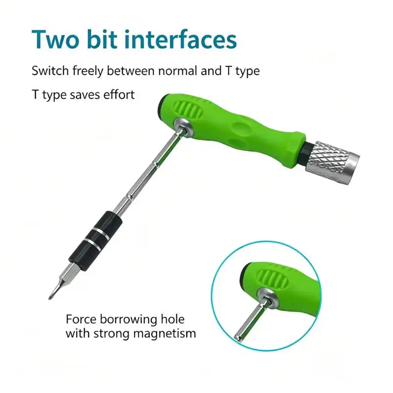 24/32-in-1 Precision Screwdriver Set – Magnetic Bits & Non-Slip Handle