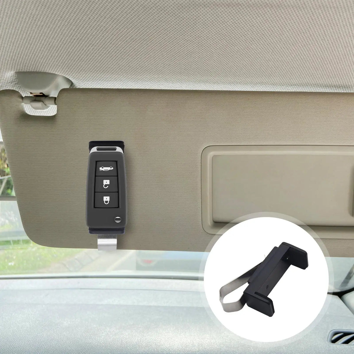 Car Sun Visor Clip Holder for Garage Door Remote | Nixie