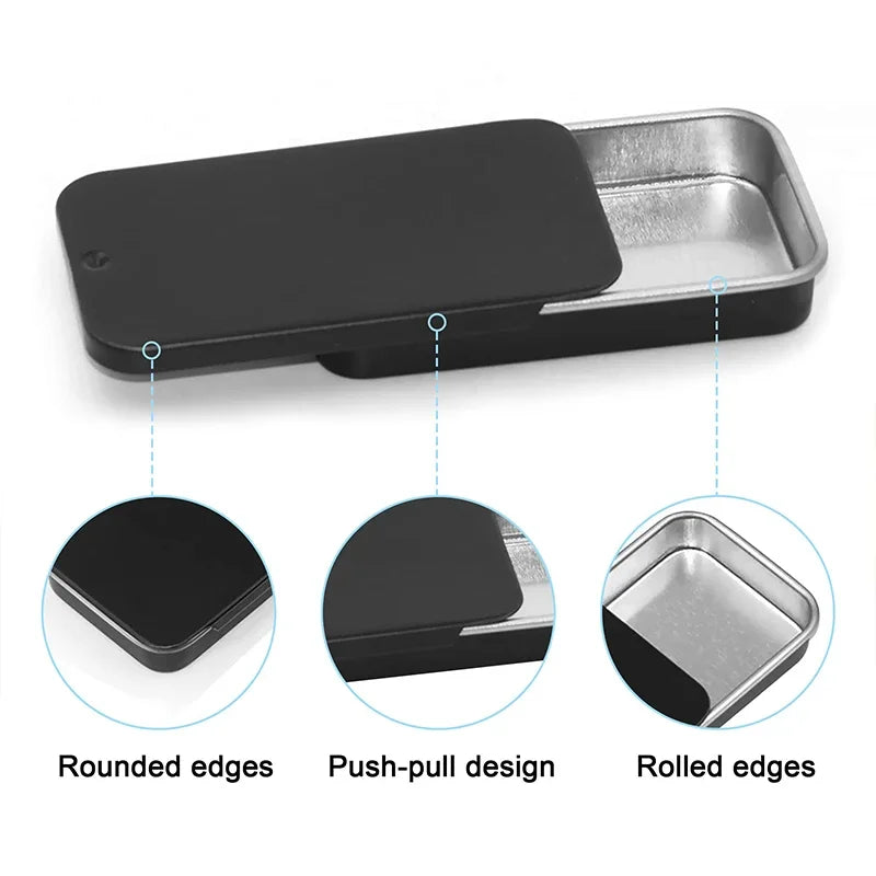 Mini Tinplate Push-Pull Storage Tin – Jewelry & Mints Box