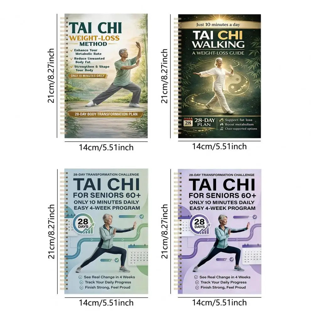 28-Day Tai Chi Practice Planner for Seniors & Beginners