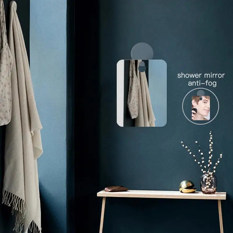 Fogless Shower Shaving Mirror – Portable Acrylic Anti-Fog Shower Shaving Mirror Nixie