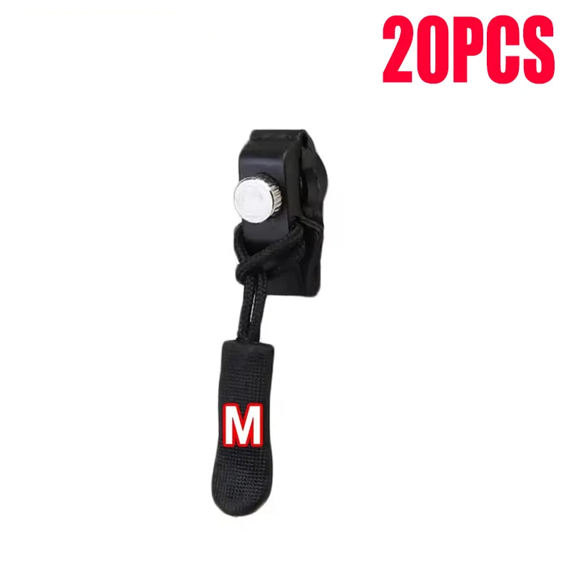 Universal Zipper Repair Kit – Replacement Slider Pull, 3–60 Pcs