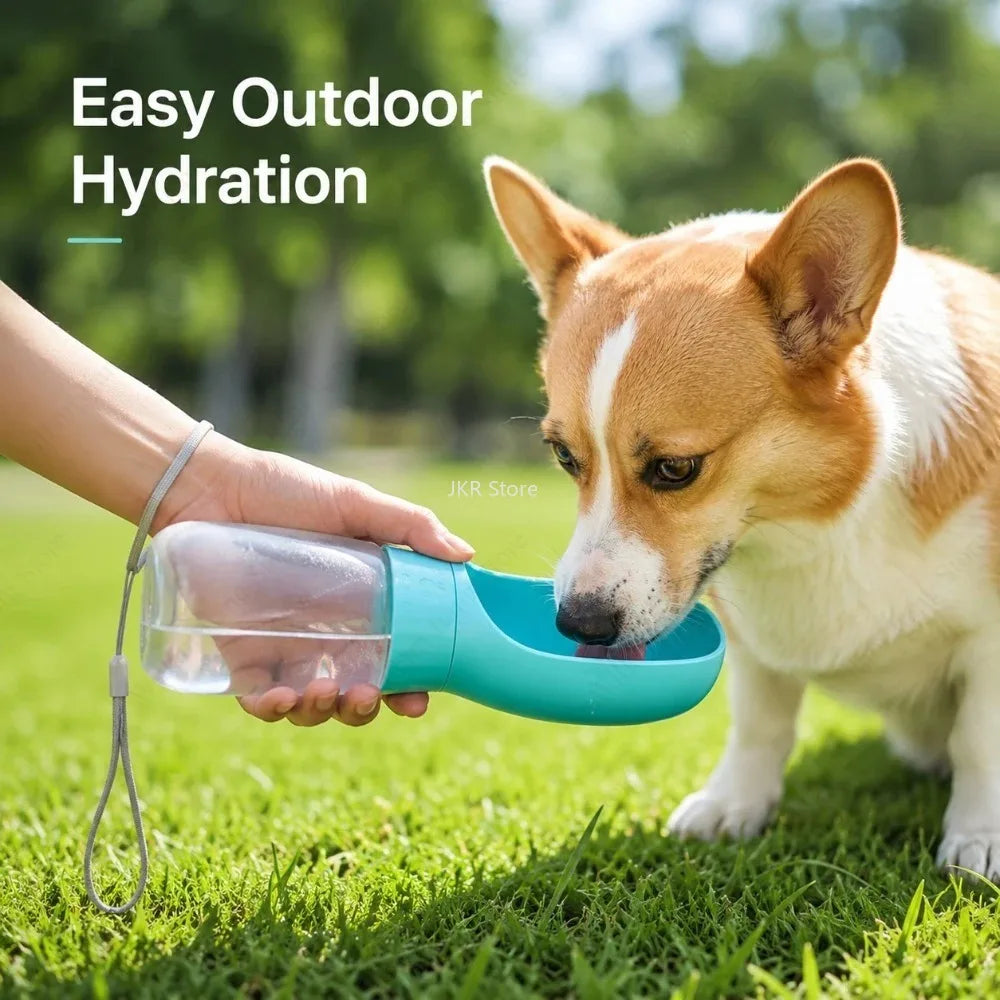 Portable Dog Water Bottle & Dispenser Bowl 300ml/500ml