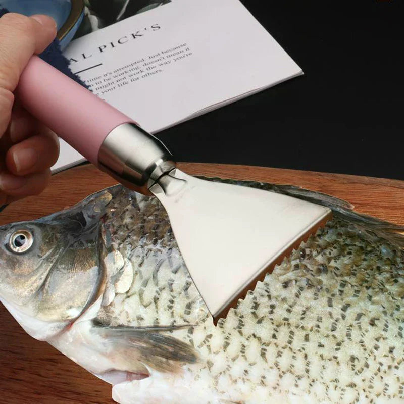 Stainless Steel Fish Scale Scraper & Bone Tweezers Tool Fish Scale Scraper Nixie