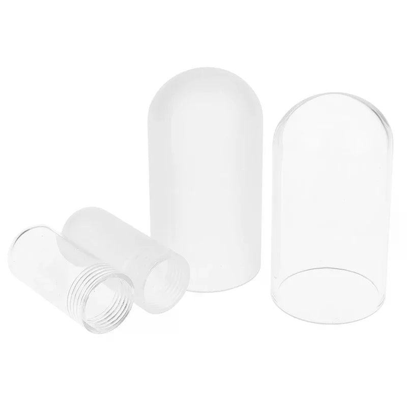 G9 Threaded Neck Glass Lamp Shade – Frosted & Clear Cover Glass Lamp Shade Nixie