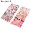 Chinese Brocade Embroidered Tassel Coin & Jewelry Pouch Brocade Zipper Pouch Nixie Pink
