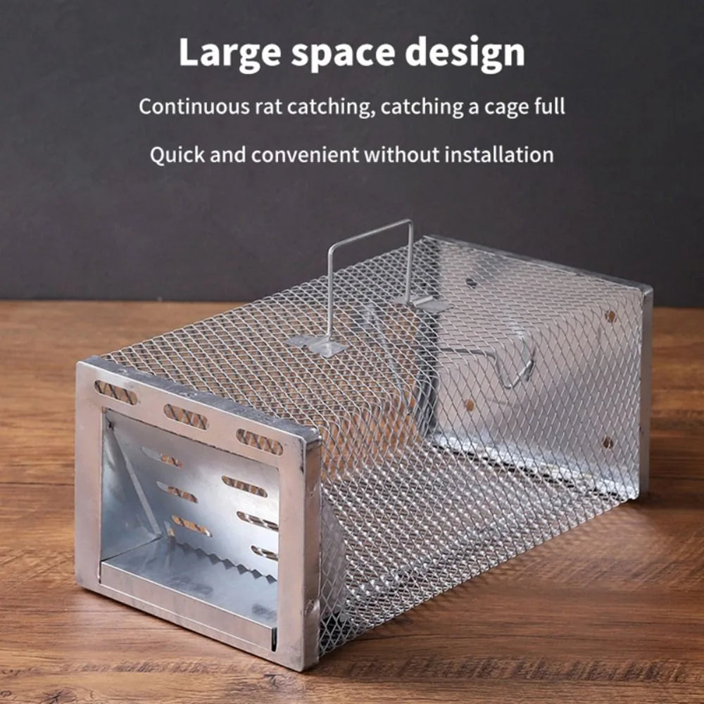 Humane Multi-Catch Mouse Trap Cage | Large Capacity Rat Trap