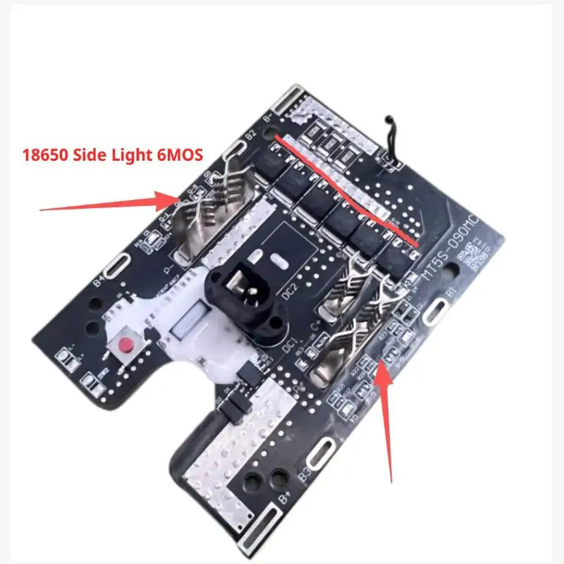 21V 18650 BMS Protection Board with Temp Monitor for Power Tools Power Tool Battery Board Nixie