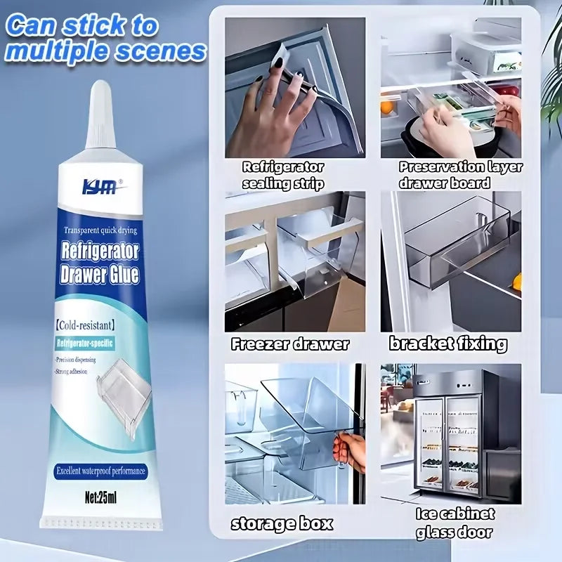 Refrigerator Repair Glue 25ML – Waterproof Cold Resistant Adhesive Repair Adhesive Nixie