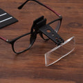 Clip-On LED Magnifier Loupe 1.5x 2.5x 3.5x Folding Eyeglass LED Magnifier Loupe Nixie Default Title