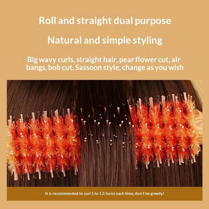 Round Curling Brush Comb for Medium to Long Hair | Nixie Round Hair Brush Nixie