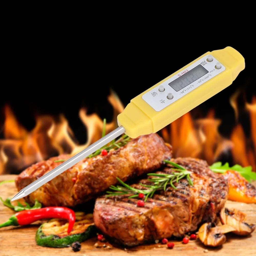 Digital Food Thermometer -50°C~300°C Instant Read Kitchen Probe Kitchen Thermometer Nixie