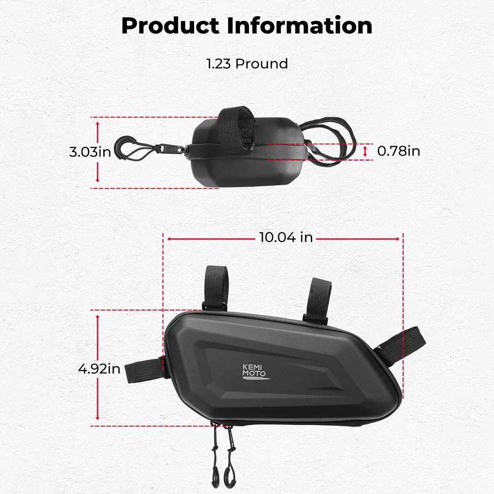 KEMiMOTO EVA Hard Shell Motorcycle Saddlebags – Honda Rebel Motorcycle Saddlebags Nixie