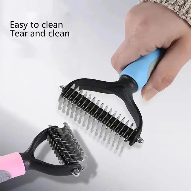 Professional Pet Deshedding Brush for Dogs & Cats Pet Grooming Brush Nixie