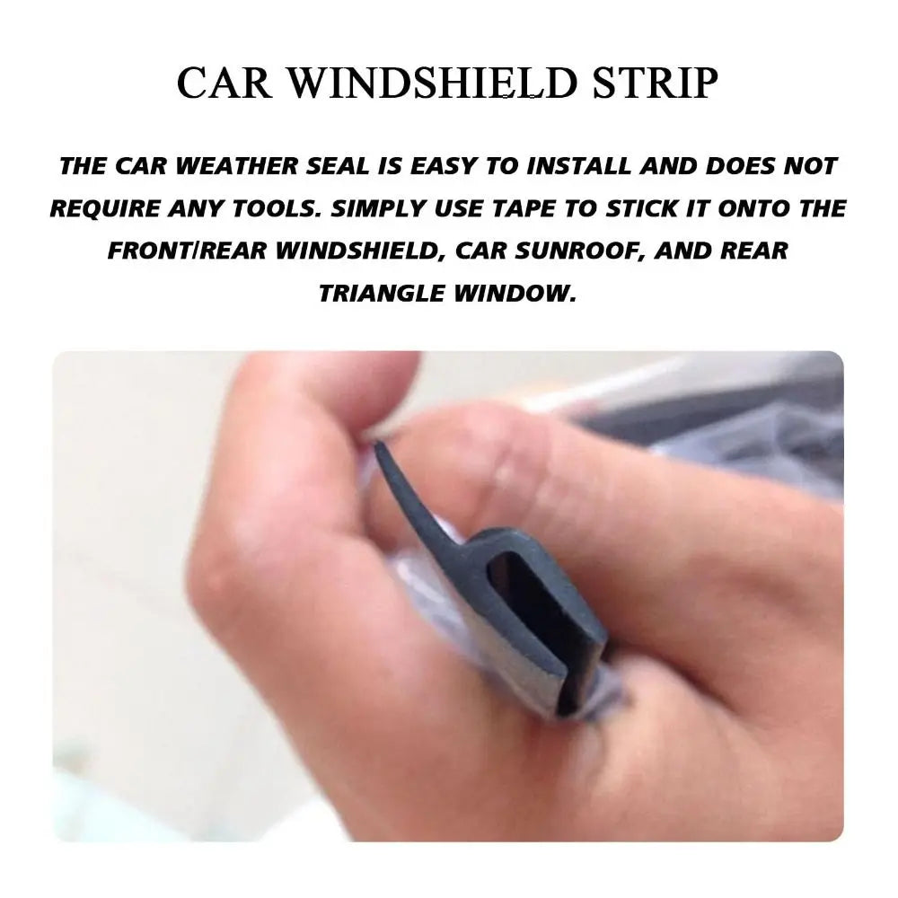 H-Shape Car Windshield Rubber Seal Strip 1.7M Weather Strip