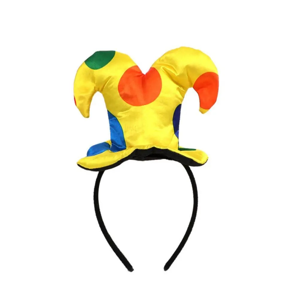 Funny Bow Tie Dot Clown Hat – Cosplay & Costume Party Prop