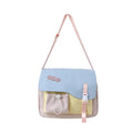 Japanese Style Nylon Sling Bag – Trendy Women's Crossbody Crossbody Sling Bag Nixie BB-1331Pink (No Char