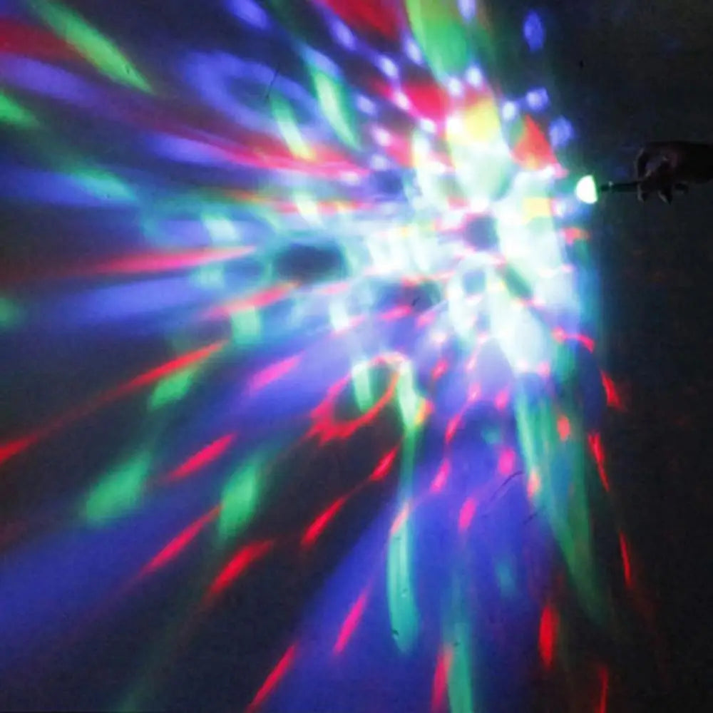 USB Mini Disco Ball Light – Sound Activated LED Party Lamp