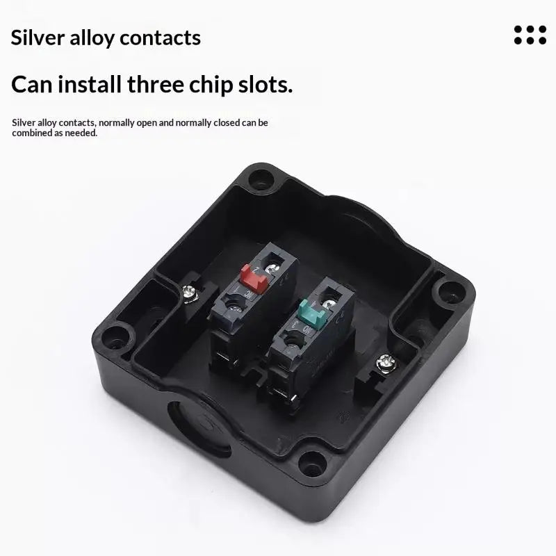 IP65 Mushroom Head Emergency Stop Button Switch 1NO Industrial