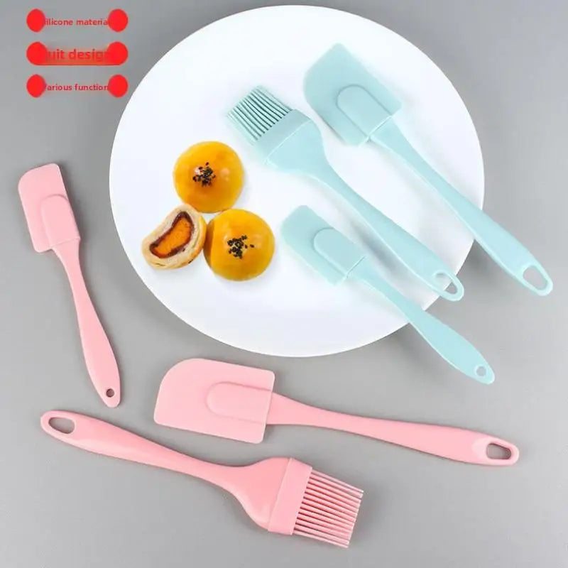 Nixie 3-Piece Silicone Spatula Set – Heat-Resistant Non-Stick Silicone Spatula Set Nixie