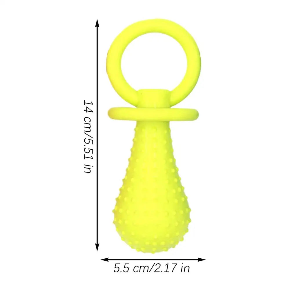 Dog Chew Toy Pacifier – Bite-Resistant Rubber Teething Toy Dog Chew Toy Nixie Large