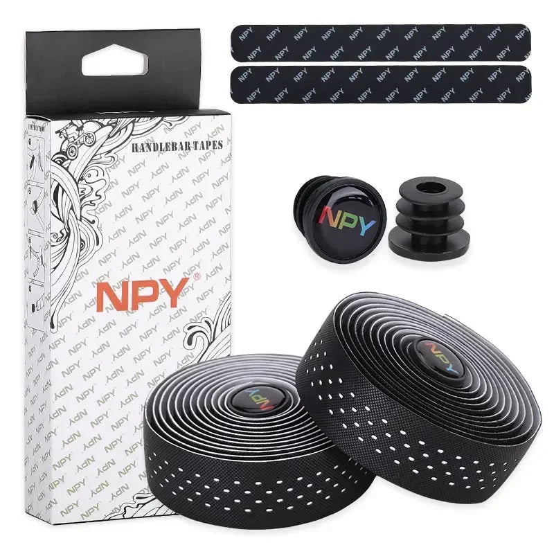 Road Bike Handlebar Tape PU+EVA Bar Wrap – Road & Gravel Handlebar Tape Nixie White Bike Tape