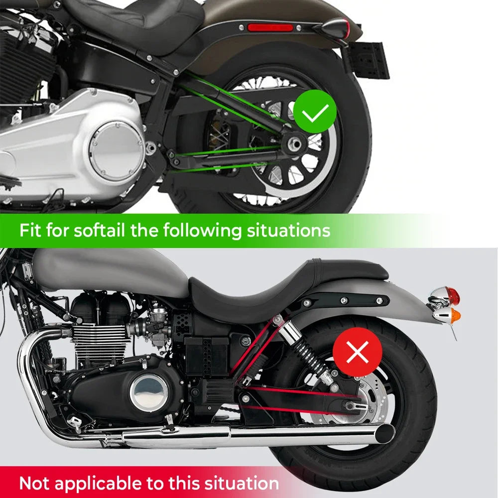 KEMITOUR 12L Motorcycle Swingarm Bag Waterproof PU Leather Side Bag Motorcycle Swingarm Bag Nixie