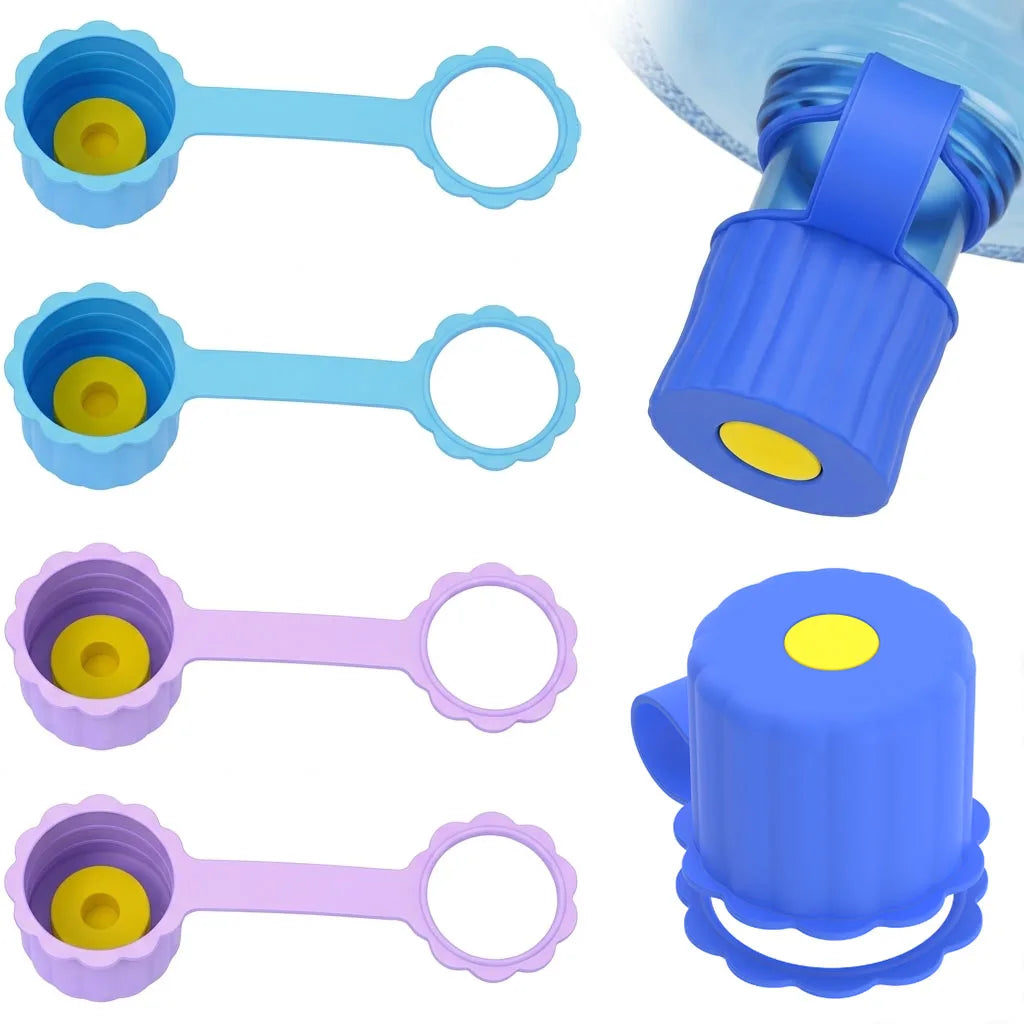 3-Pack Silicone 5 Gallon Water Jug Caps – Spill-Proof Lids Water Jug Caps Nixie