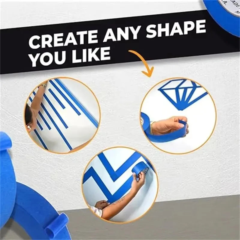 3-Roll Masking Tape Set – Multi-Surface Paint Tape 20m/Roll Masking Tape Set Nixie