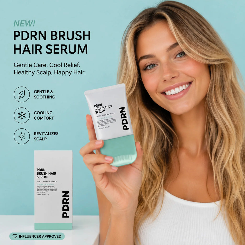 PDRN Hair Serum Cooling Brush – Scalp Nourishing Treatment Scalp Hair Serum Nixie