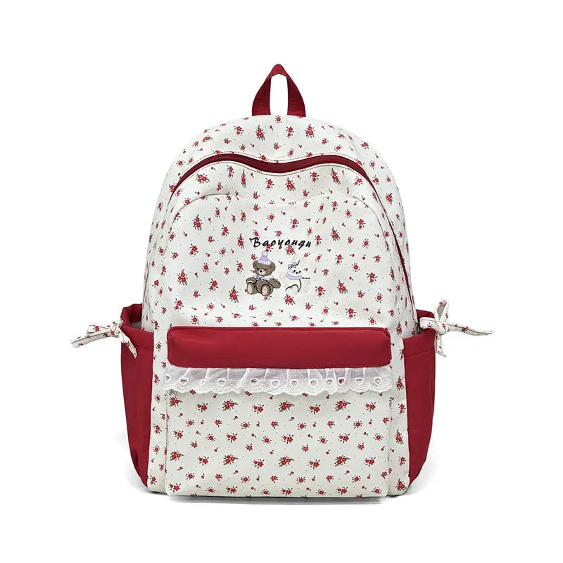 Japanese Cartoon Print Backpack for Girls – Cute School Bag Girls School Backpack Nixie