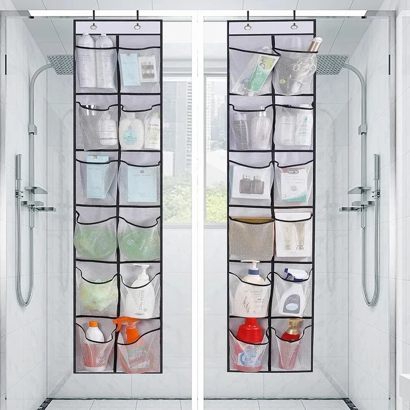 12-Pocket Door Hanging Shoe Organizer with Mesh Pockets Door Shoe Organizer Nixie