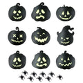 Halloween Glow-in-the-Dark Wooden Coasters – Anti-Slip Drink Mats Halloween Coasters Nixie D China