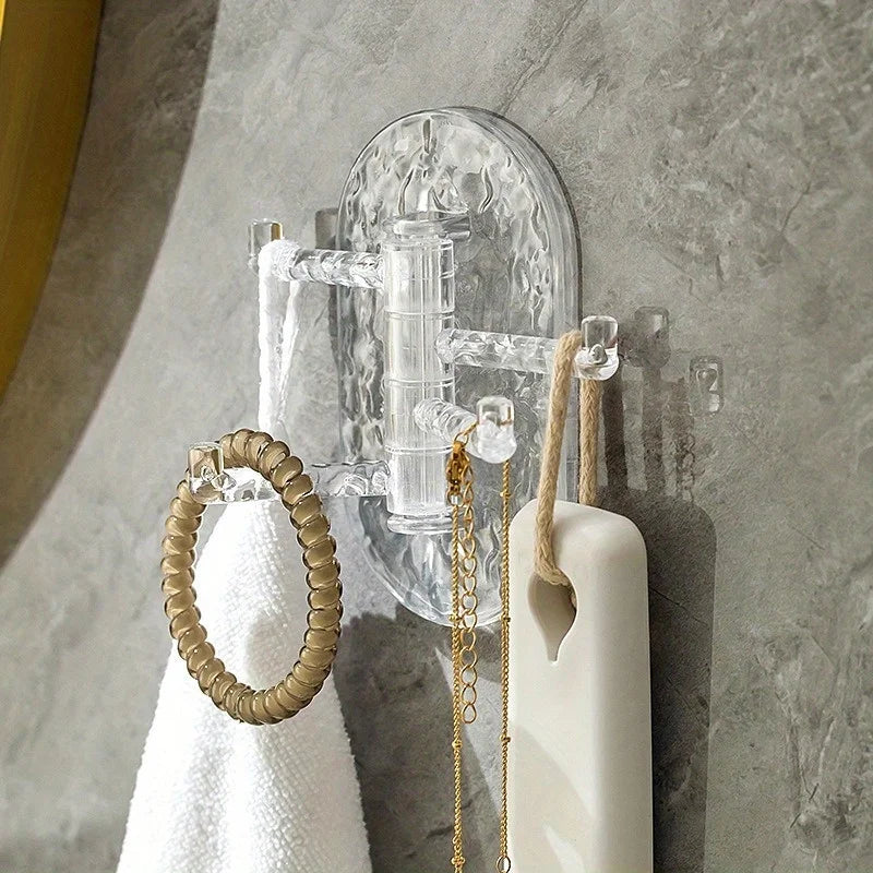 Rotating Zinc Alloy Adhesive Hook – Waterproof Towel & Robe Hanger Adhesive Wall Hook Nixie