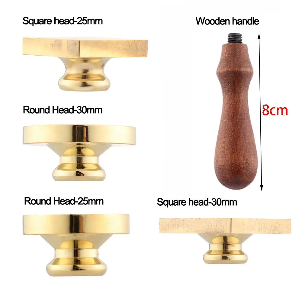 Copper Wax Seal Stamp Head – Wedding & Christmas Cards Wax Seal Stamp Nixie