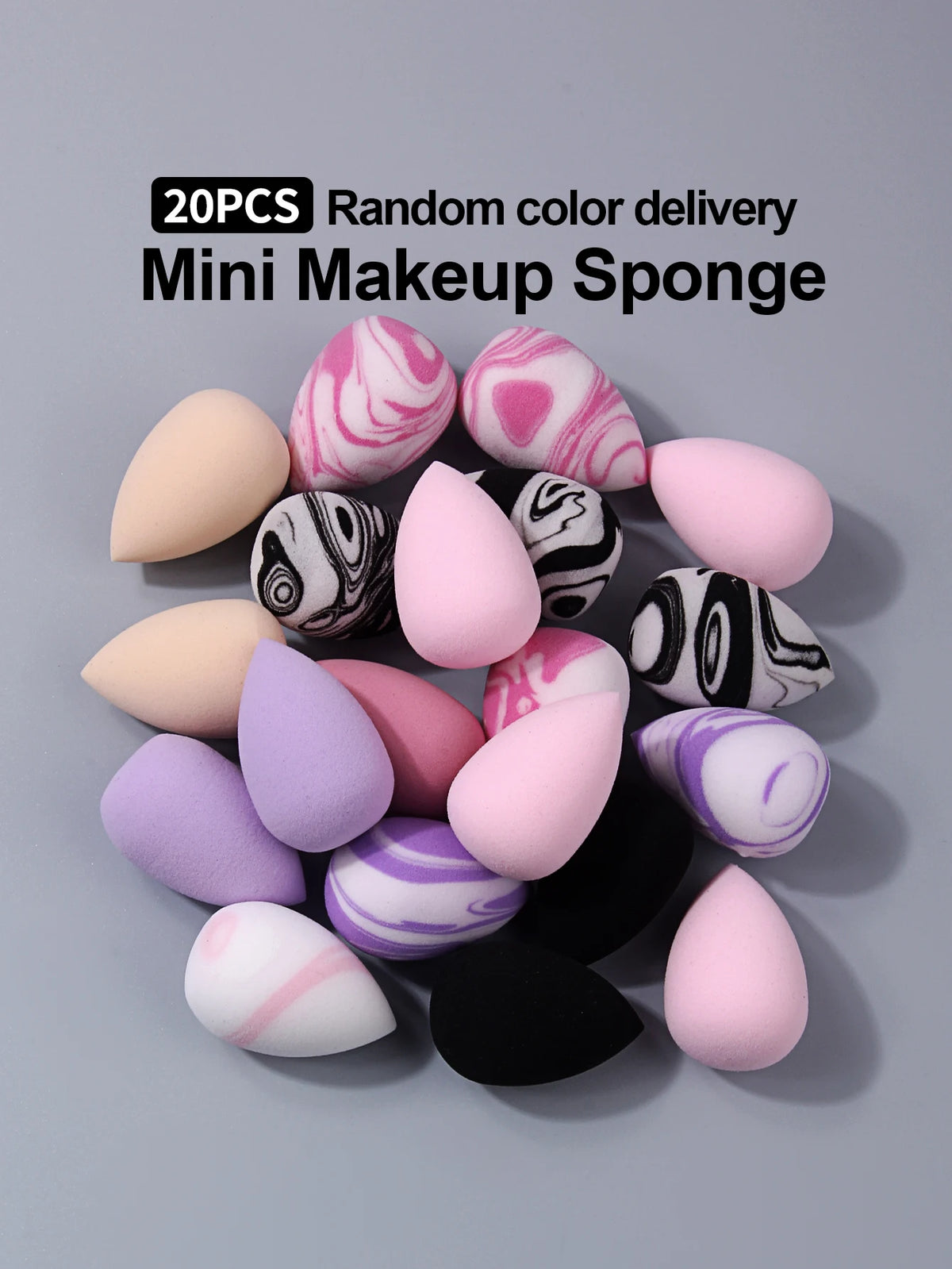 Mini Makeup Sponges – Water-Expanding Cosmetic Puffs 10–100 Pcs