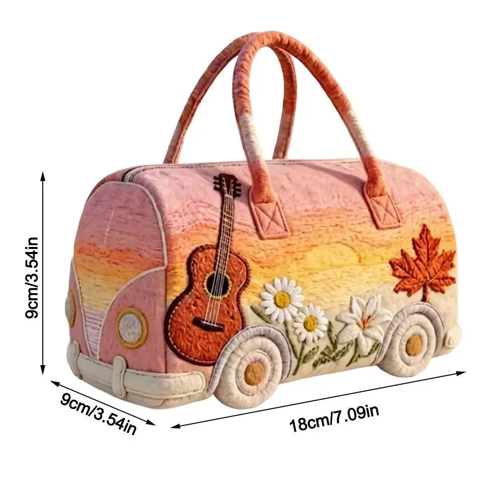 Quilted Duffle Bag 3D Print – Large Capacity Travel & Gym Bag Quilted Duffle Bag Nixie
