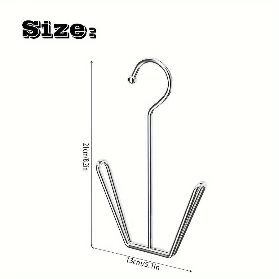 5-Pack Metal Shoe Rack Hangers – Balcony & Closet Hooks Shoe Rack Hanger Nixie