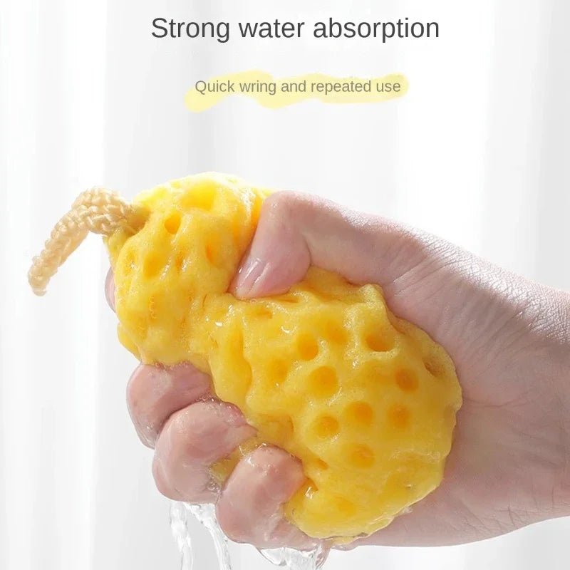 Soft Mesh Exfoliating Shower Sponge Ball – Baby & Body Scrub