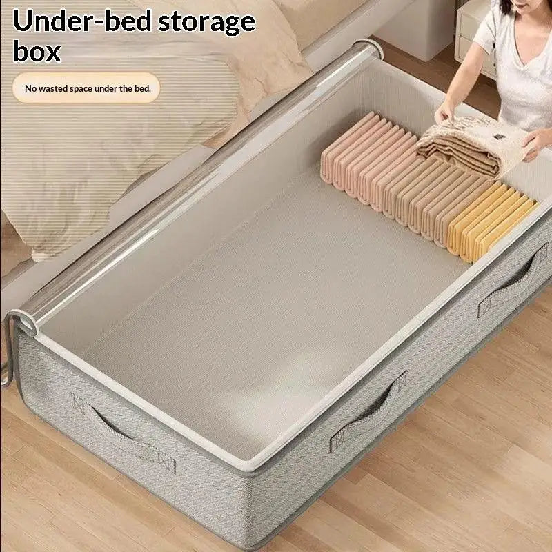 Under Bed Storage Organizer – Foldable Large Capacity with Handles