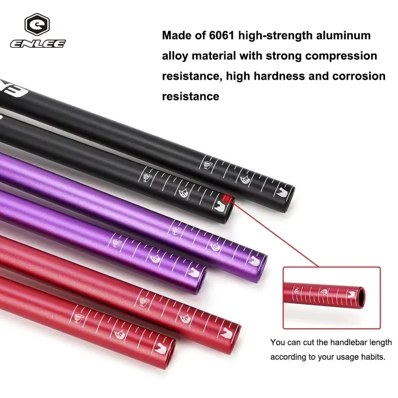 ENLEE MTB Handlebar 720/780mm Aluminum Alloy 31.8mm Mountain Bike MTB Handlebar Nixie