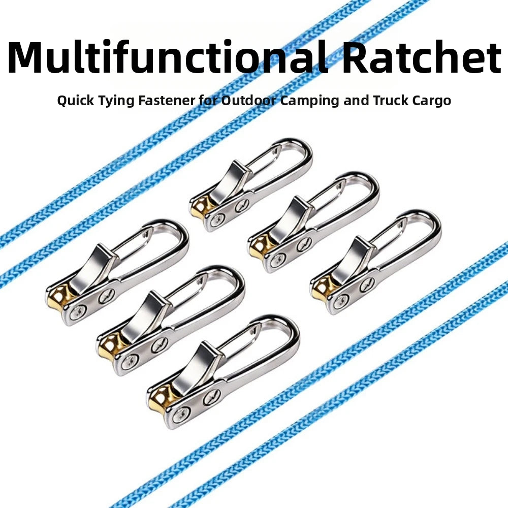 Heavy-Duty Rope Tensioner Roller Cam Buckle – Camping & Cargo Rope Tensioner Tool Nixie