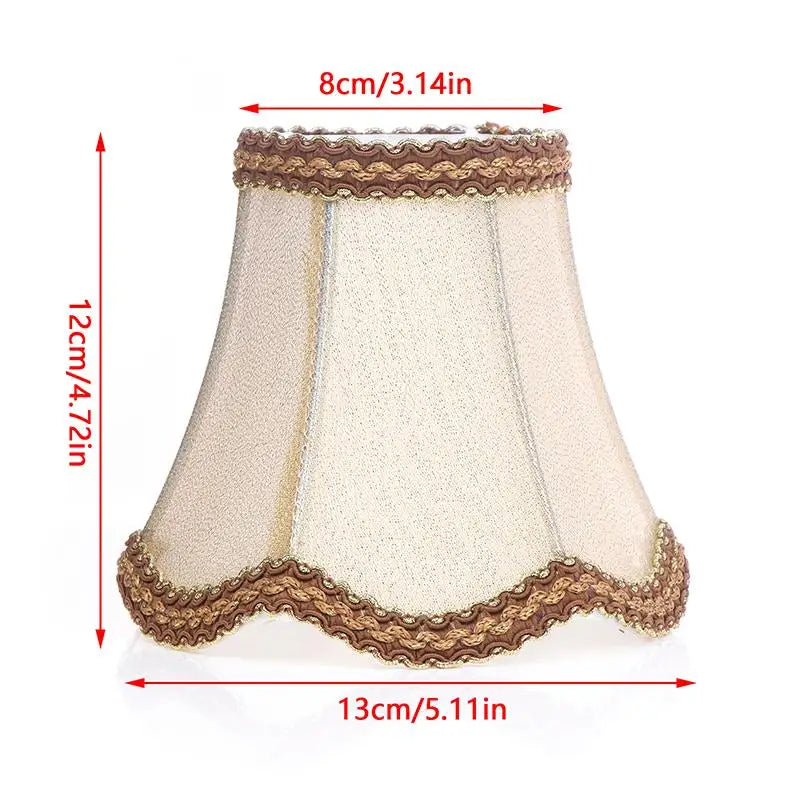 Fabric Lampshade Cover for Chandelier & Wall Lamp | DIY Decor Fabric Lampshade Cover Nixie
